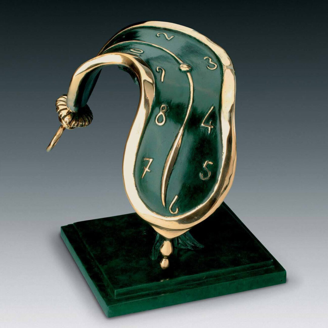 Picture of a bonze sculpture in edition by Salvador Dali, artist represented at Galerie Montmartre, Paris, France