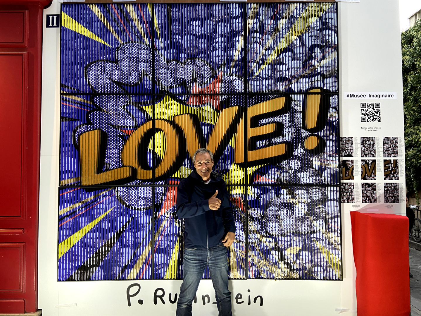 Picture of French artist Patrick Rubinstein, represented at Galerie Montmartre, Paris, France