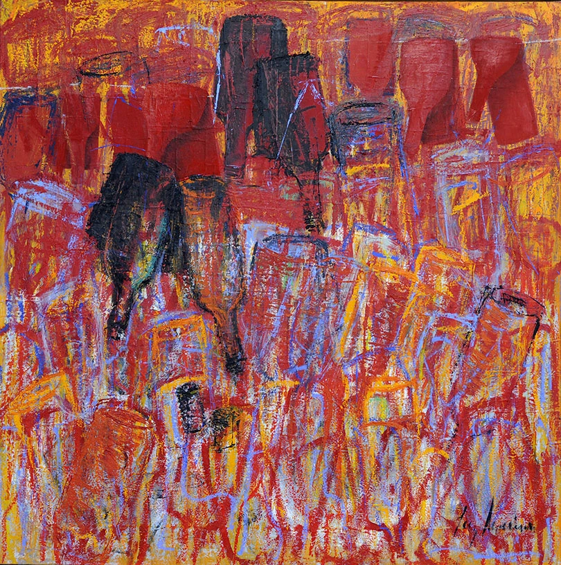 Photo d'une peinture de Luz Severino