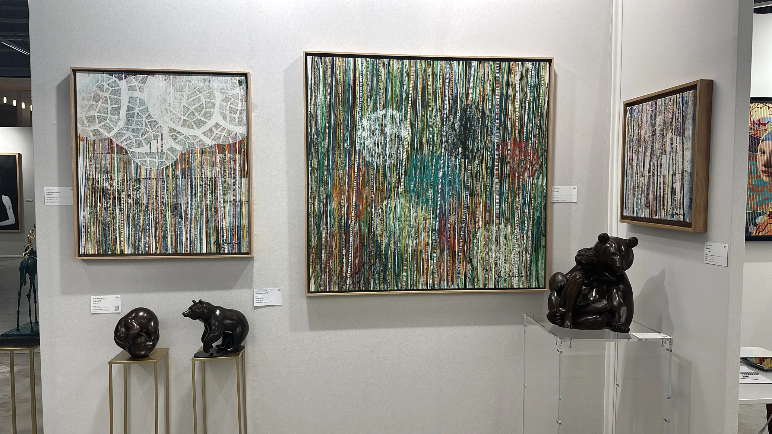 Photos du stand de la Galerie Montmartre à la foire de Strasbourg