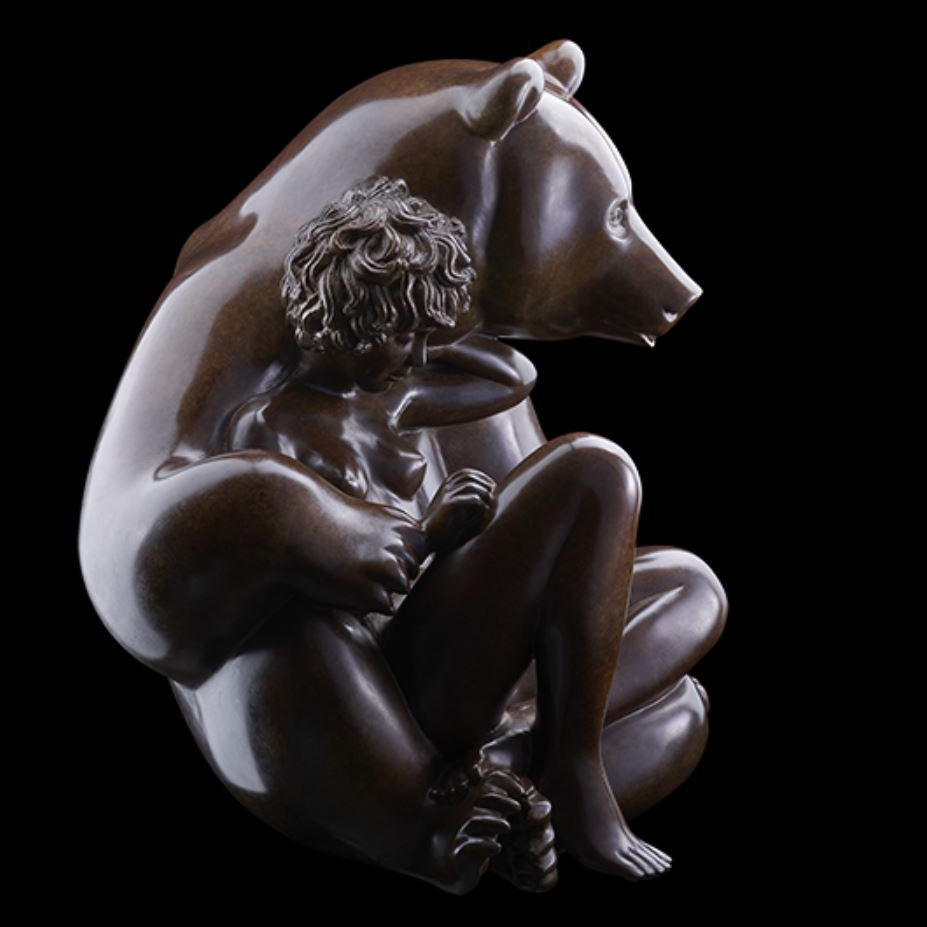 Photo of Boucle d'or n°6, sculpture by Michel Bassompierre made in bronze