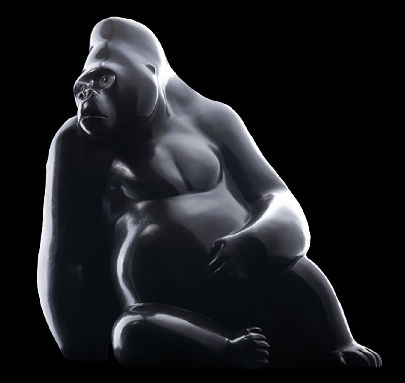 Photo of Le Partriarche n°1, sculpture by Michel Bassompierre made in bronze