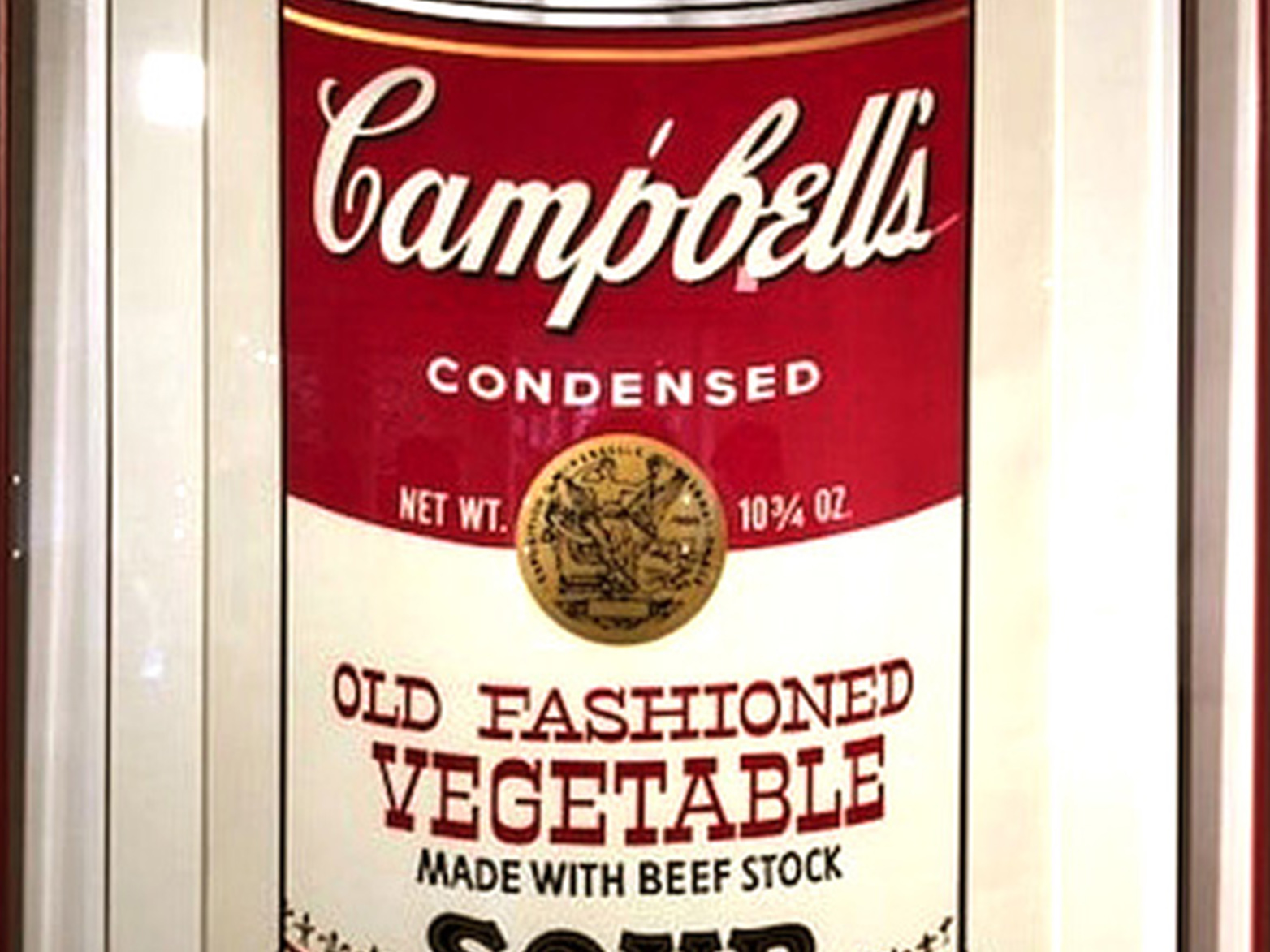Photo de l'œuvre Campbell's Soup, sérigraphie de Andy Warhol