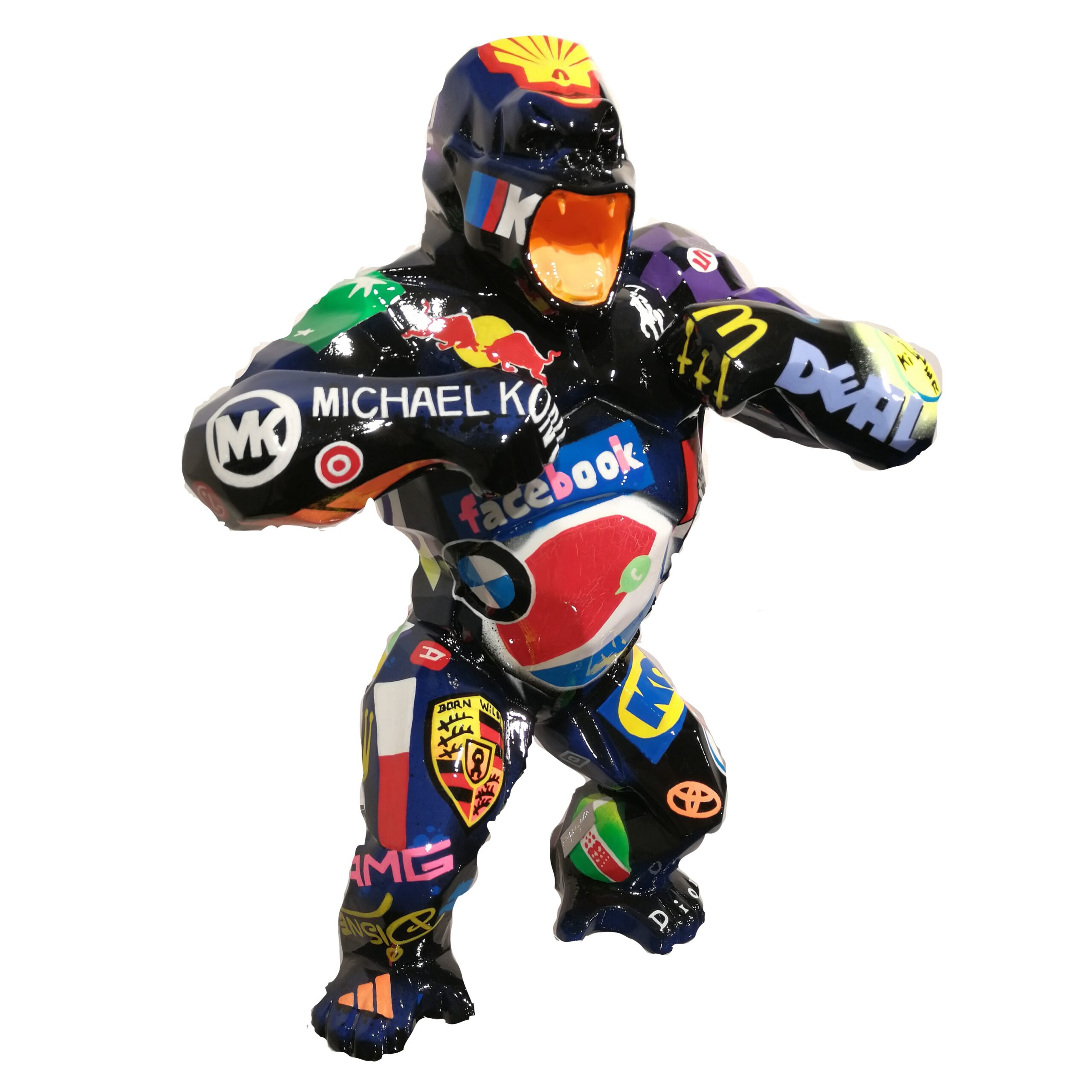 Photo of Wild Kong, scuplture by Richard Orlinski made in resin