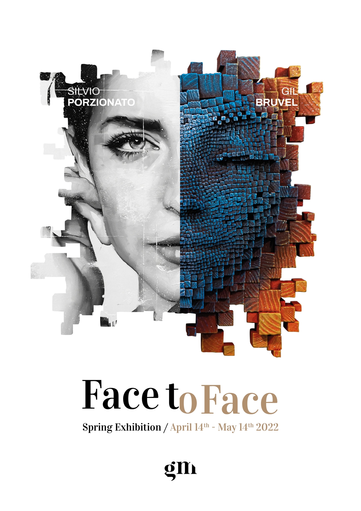 Exposition Face à Face de Gil Bruvel et Silvio Porzionato